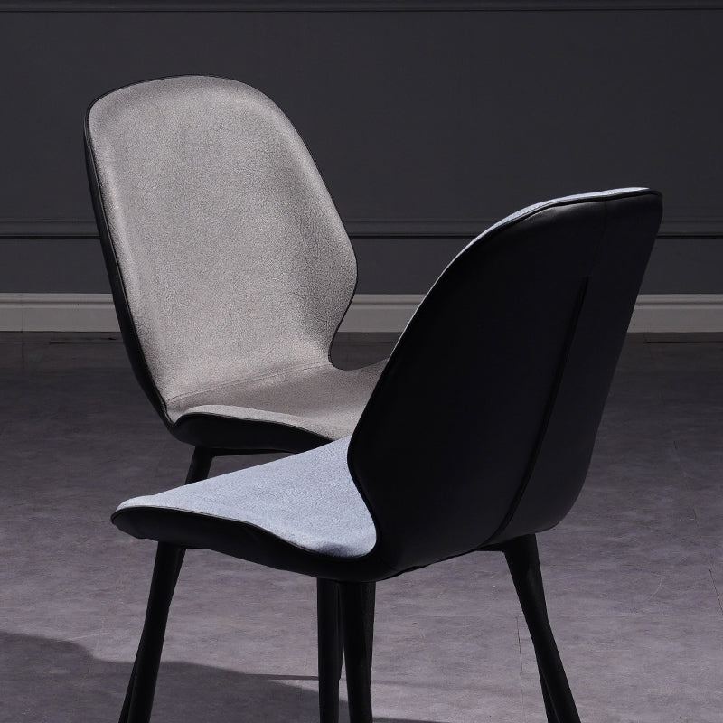 Chaise d'appoint scandinave pour salle de conférence, finition rembourrée mate, chaises de salle à manger Parsons