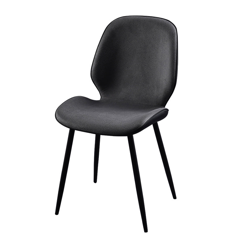 Chaise d'appoint scandinave pour salle de conférence, finition rembourrée mate, chaises de salle à manger Parsons