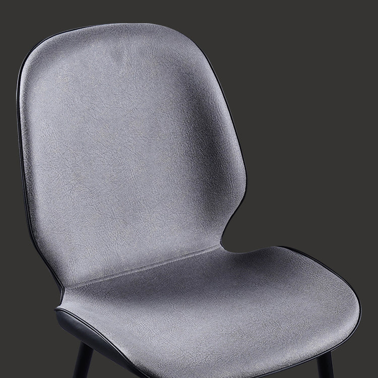 Chaise d'appoint scandinave pour salle de conférence, finition rembourrée mate, chaises de salle à manger Parsons