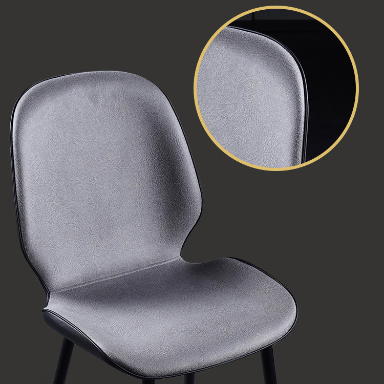 Silla lateral escandinava para sala de conferencias Sillas de comedor tapizadas mate Parsons
