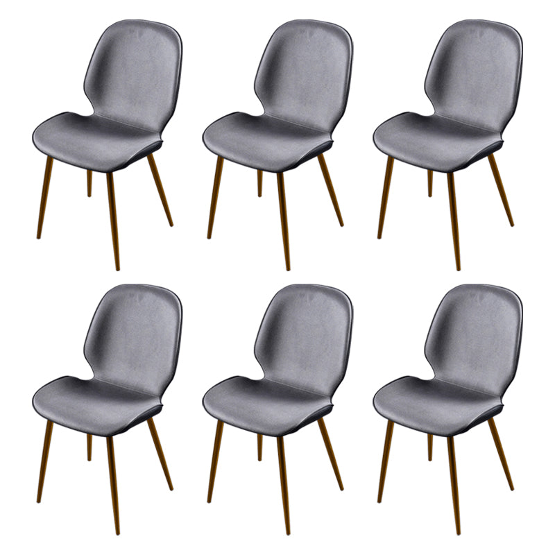 Chaise d'appoint scandinave pour salle de conférence, finition rembourrée mate, chaises de salle à manger Parsons