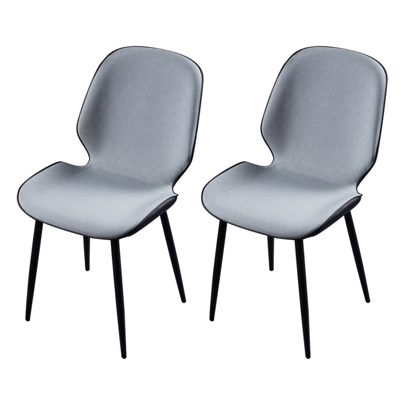 Chaise d'appoint scandinave pour salle de conférence, finition rembourrée mate, chaises de salle à manger Parsons