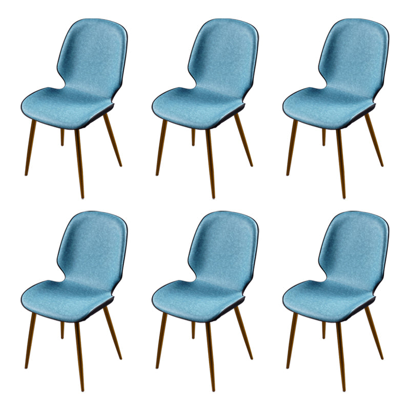 Chaise d'appoint scandinave pour salle de conférence, finition rembourrée mate, chaises de salle à manger Parsons