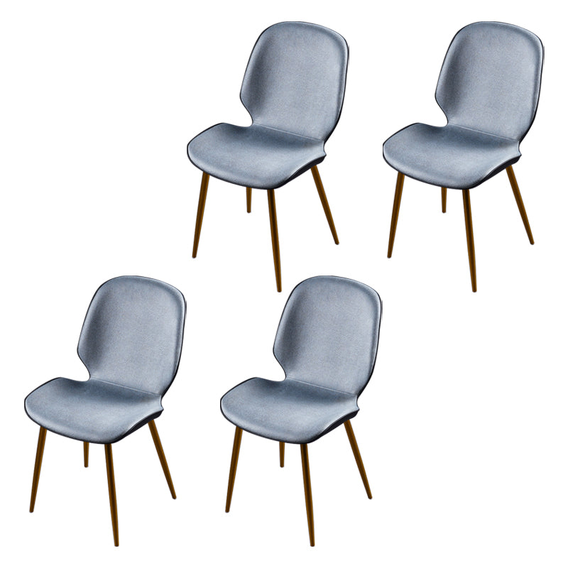 Chaise d'appoint scandinave pour salle de conférence, finition rembourrée mate, chaises de salle à manger Parsons