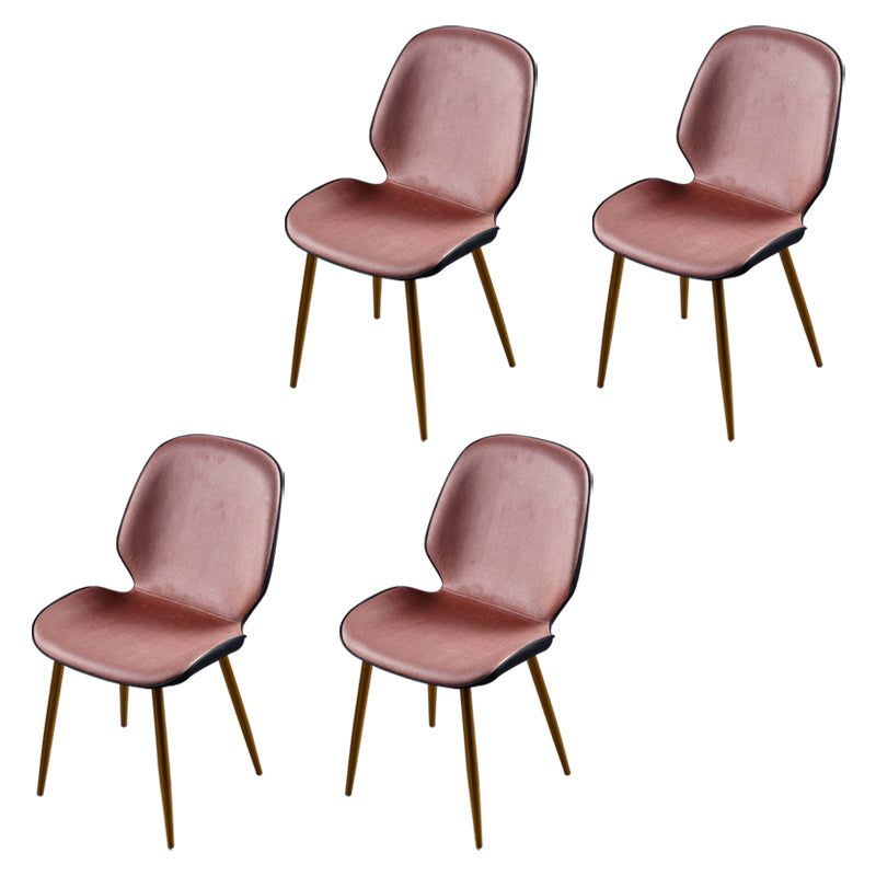Chaise d'appoint scandinave pour salle de conférence, finition rembourrée mate, chaises de salle à manger Parsons