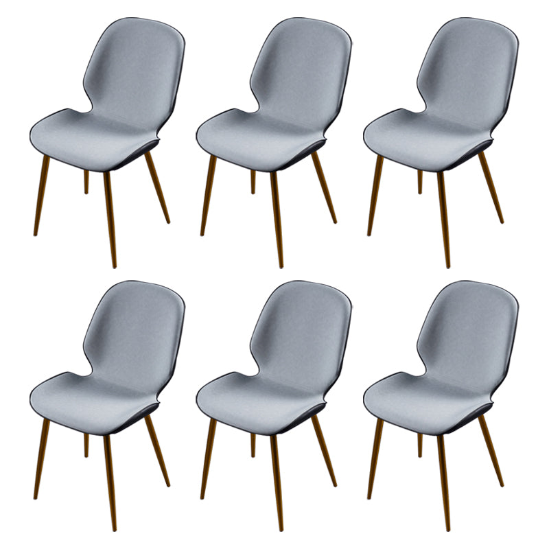 Chaise d'appoint scandinave pour salle de conférence, finition rembourrée mate, chaises de salle à manger Parsons