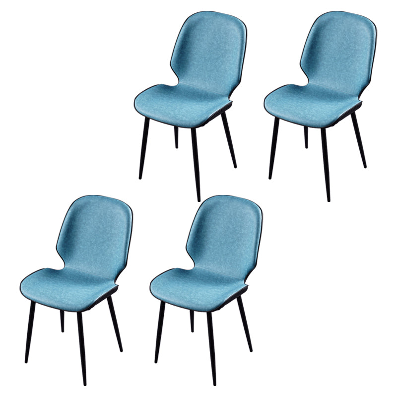 Chaise d'appoint scandinave pour salle de conférence, finition rembourrée mate, chaises de salle à manger Parsons