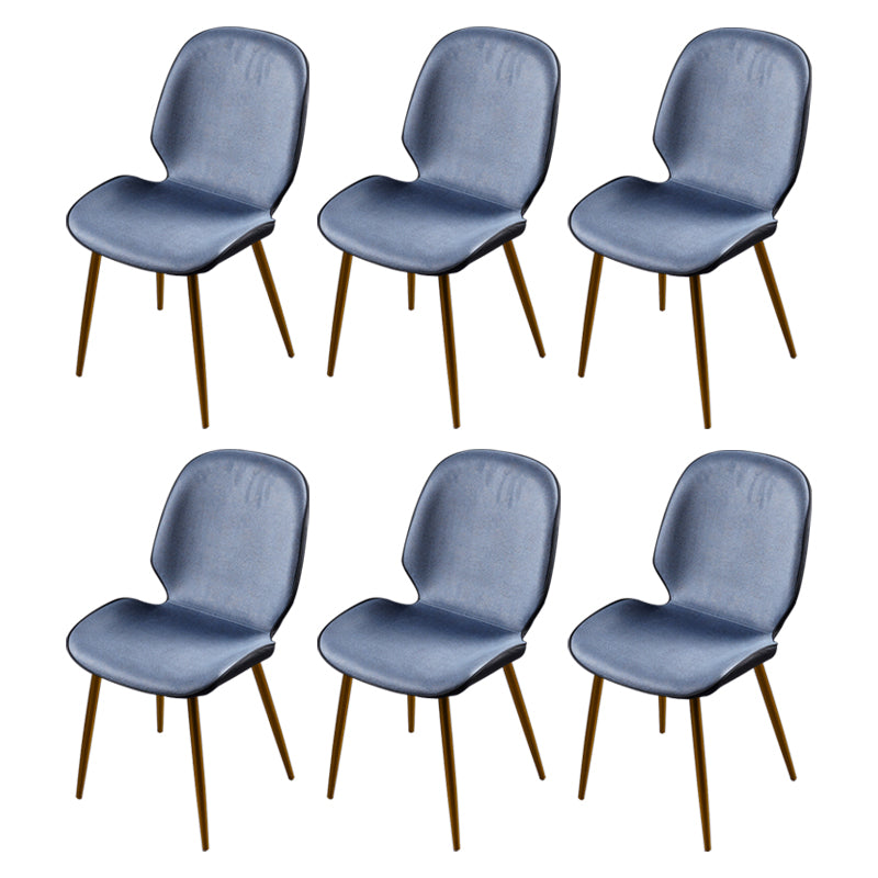 Chaise d'appoint scandinave pour salle de conférence, finition rembourrée mate, chaises de salle à manger Parsons