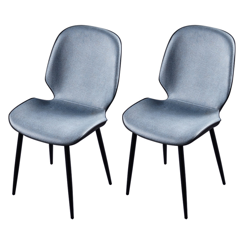 Chaise d'appoint scandinave pour salle de conférence, finition rembourrée mate, chaises de salle à manger Parsons