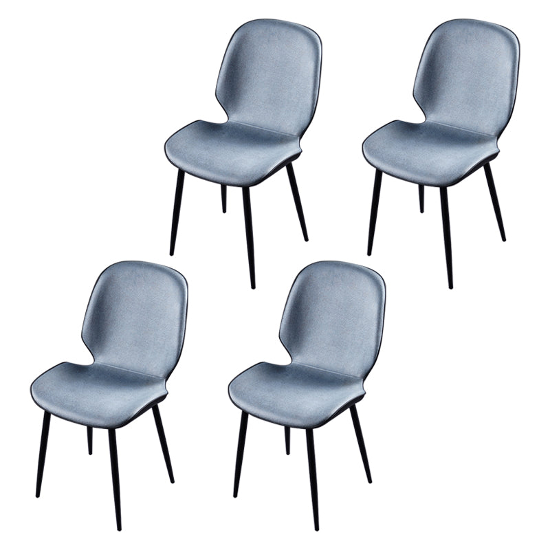 Chaise d'appoint scandinave pour salle de conférence, finition rembourrée mate, chaises de salle à manger Parsons