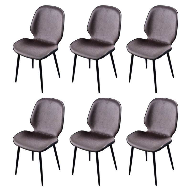 Chaise d'appoint scandinave pour salle de conférence, finition rembourrée mate, chaises de salle à manger Parsons