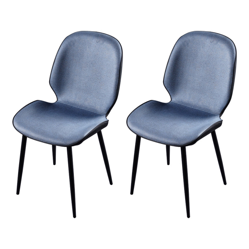 Chaise d'appoint scandinave pour salle de conférence, finition rembourrée mate, chaises de salle à manger Parsons