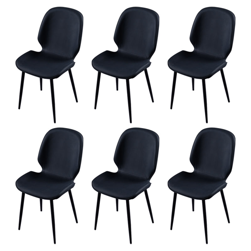 Chaise d'appoint scandinave pour salle de conférence, finition rembourrée mate, chaises de salle à manger Parsons