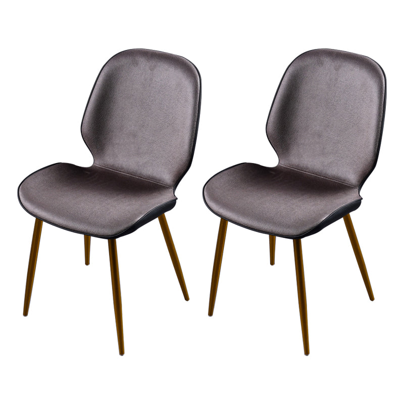 Chaise d'appoint scandinave pour salle de conférence, finition rembourrée mate, chaises de salle à manger Parsons