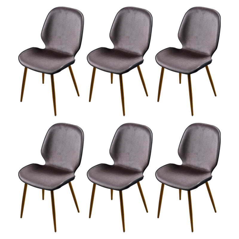 Chaise d'appoint scandinave pour salle de conférence, finition rembourrée mate, chaises de salle à manger Parsons