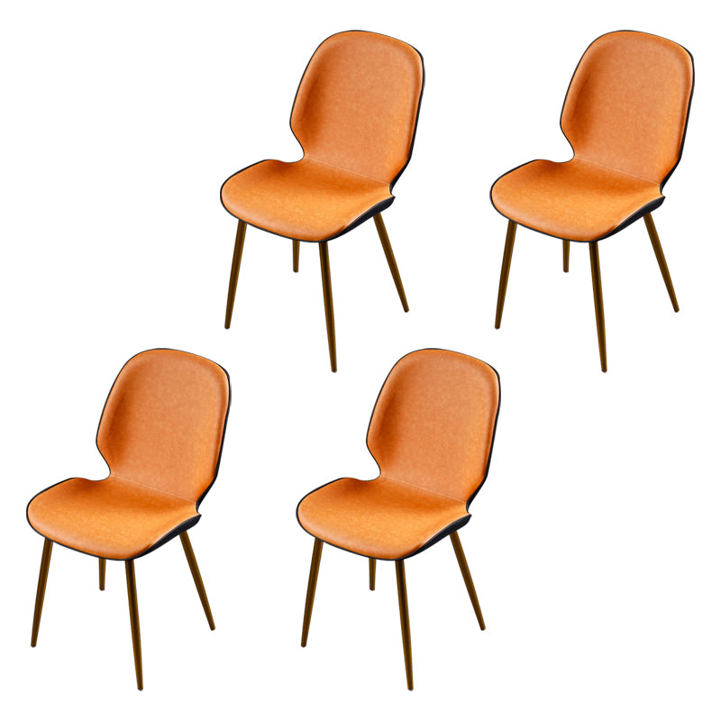 Chaise d'appoint scandinave pour salle de conférence, finition rembourrée mate, chaises de salle à manger Parsons