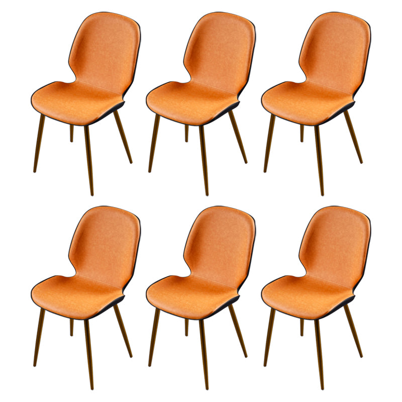 Chaise d'appoint scandinave pour salle de conférence, finition rembourrée mate, chaises de salle à manger Parsons
