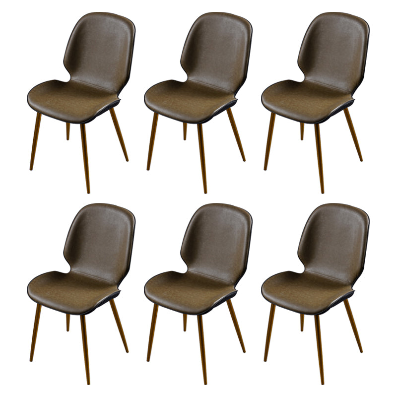 Chaise d'appoint scandinave pour salle de conférence, finition rembourrée mate, chaises de salle à manger Parsons