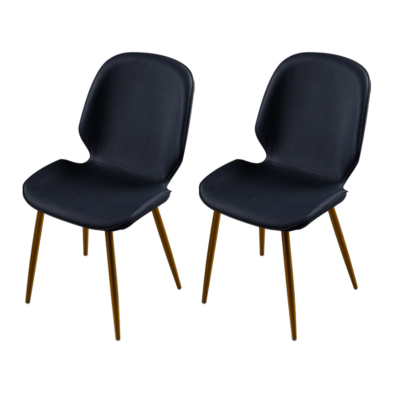 Chaise d'appoint scandinave pour salle de conférence, finition rembourrée mate, chaises de salle à manger Parsons