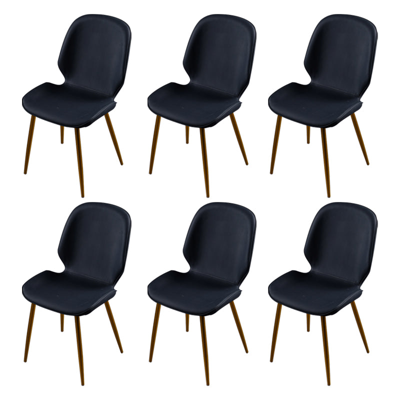 Chaise d'appoint scandinave pour salle de conférence, finition rembourrée mate, chaises de salle à manger Parsons