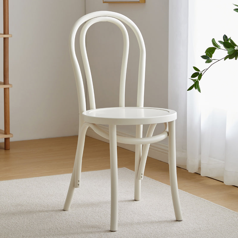Les chaises contemporaines en hêtre massif ont placé les chaises de salle à manger de cuisine arrière de Windsor