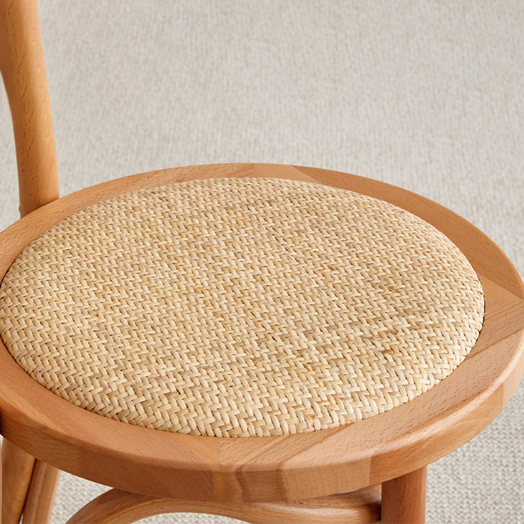 Les chaises contemporaines en hêtre massif ont placé les chaises de salle à manger de cuisine arrière de Windsor