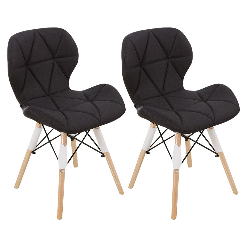 Accueil Chaise d'accélération scandinave en bois rembourré en bois rembourré chaise