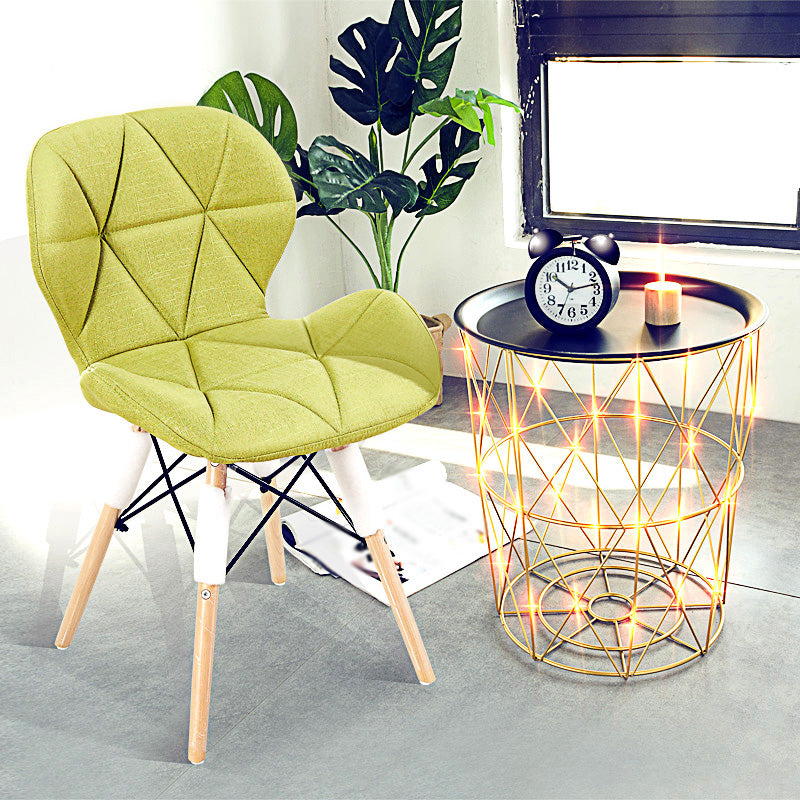 Accueil Chaise d'accélération scandinave en bois rembourré en bois rembourré chaise