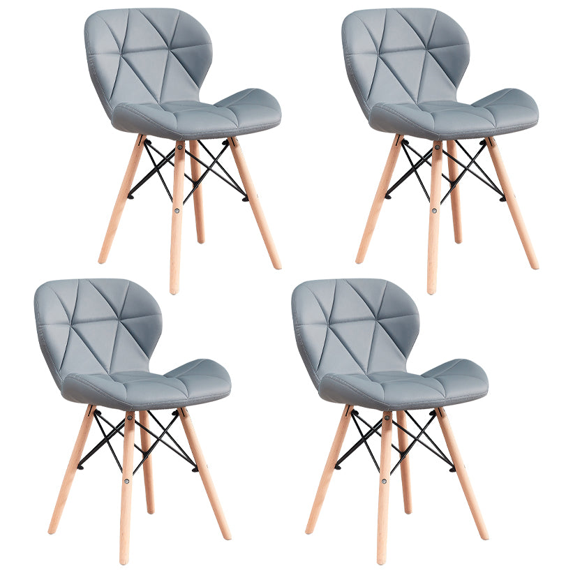 Accueil Chaise d'accélération scandinave en bois rembourré en bois rembourré chaise