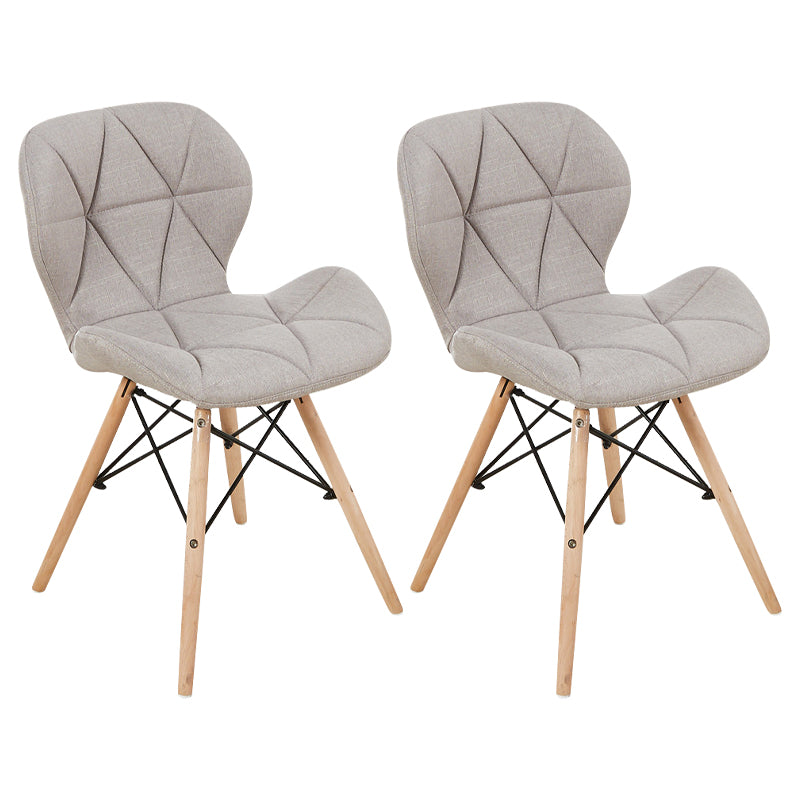Accueil Chaise d'accélération scandinave en bois rembourré en bois rembourré chaise