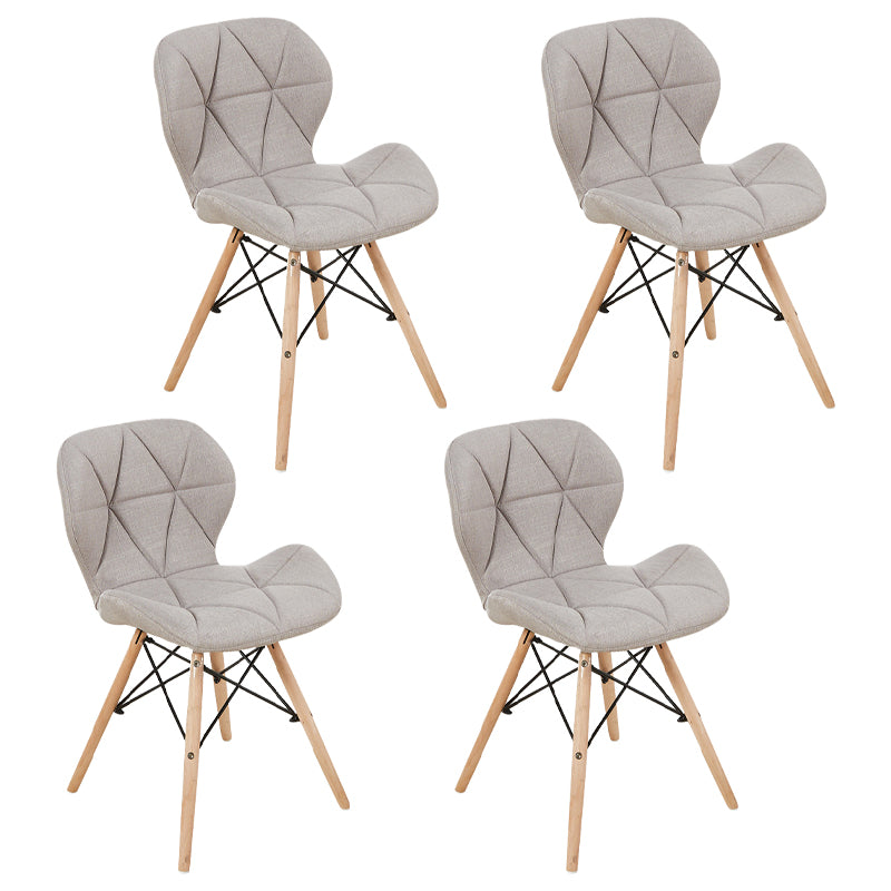 Accueil Chaise d'accélération scandinave en bois rembourré en bois rembourré chaise