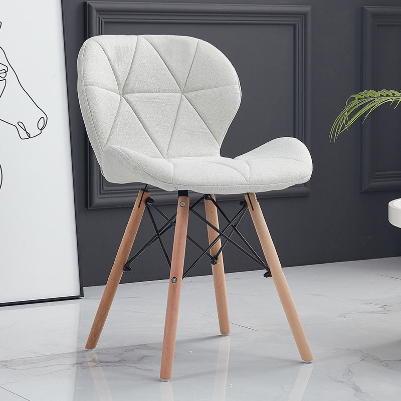 Accueil Chaise d'accélération scandinave en bois rembourré en bois rembourré chaise