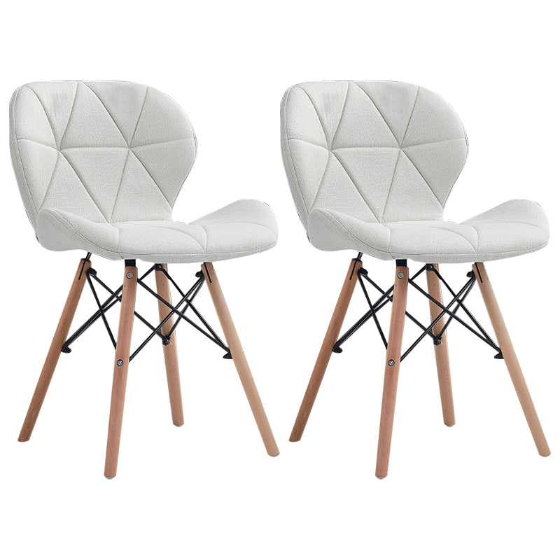 Accueil Chaise d'accélération scandinave en bois rembourré en bois rembourré chaise