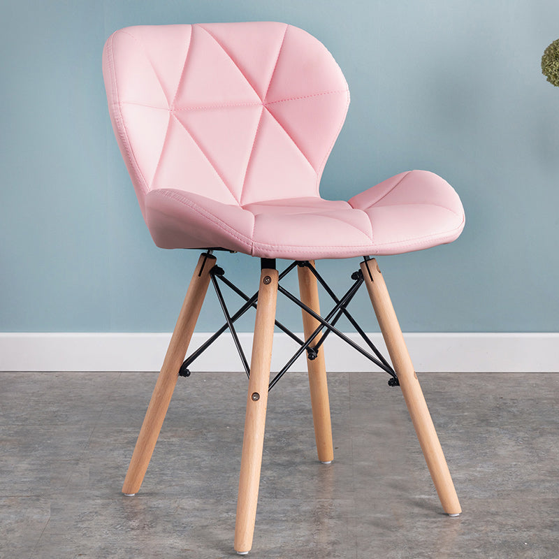 Accueil Chaise d'accélération scandinave en bois rembourré en bois rembourré chaise