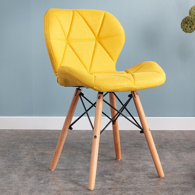 Accueil Chaise d'accélération scandinave en bois rembourré en bois rembourré chaise