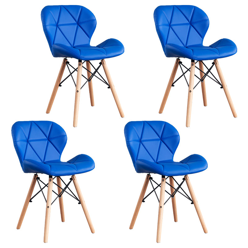 Accueil Chaise d'accélération scandinave en bois rembourré en bois rembourré chaise