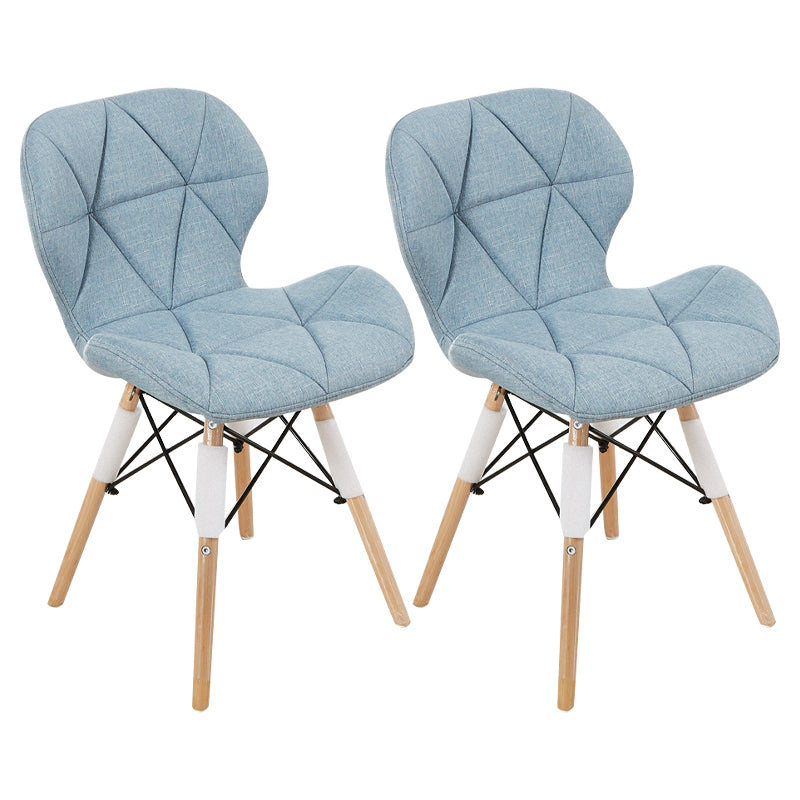Accueil Chaise d'accélération scandinave en bois rembourré en bois rembourré chaise