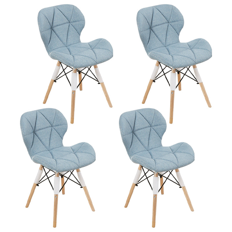 Accueil Chaise d'accélération scandinave en bois rembourré en bois rembourré chaise