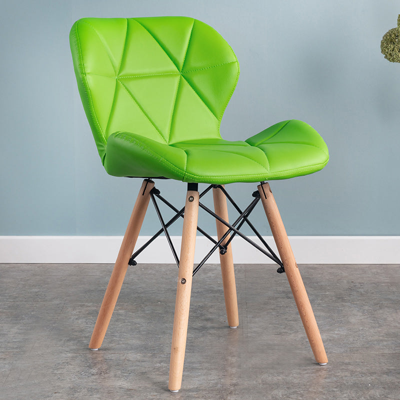 Accueil Chaise d'accélération scandinave en bois rembourré en bois rembourré chaise