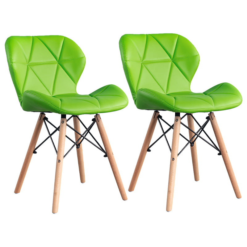 Accueil Chaise d'accélération scandinave en bois rembourré en bois rembourré chaise