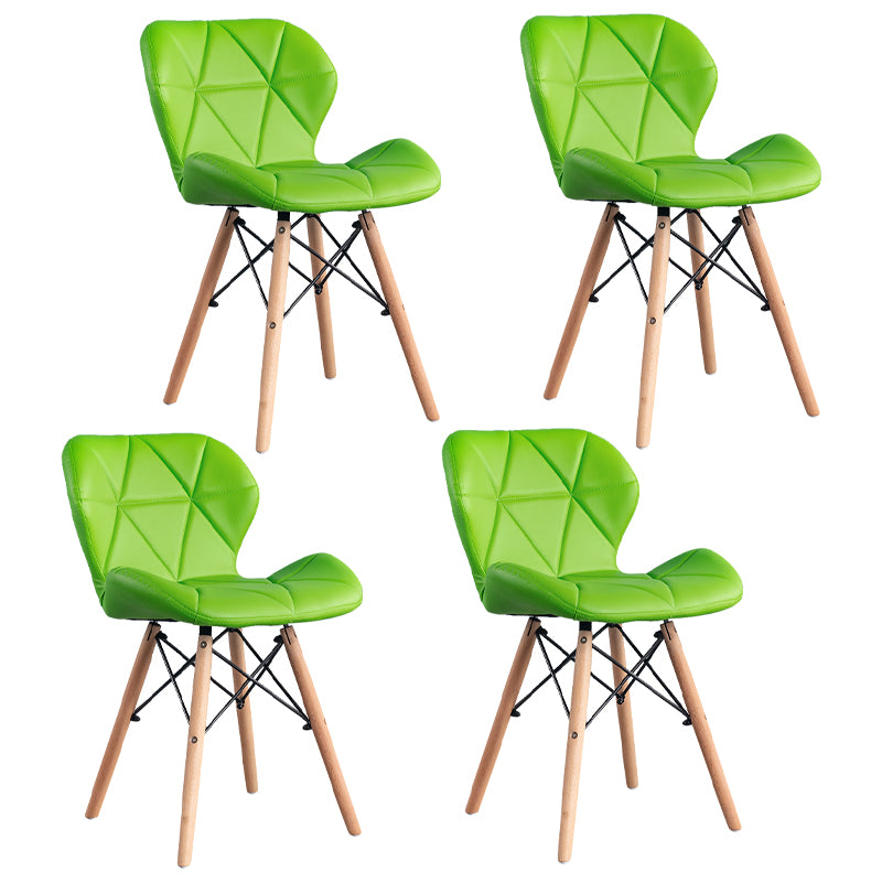 Accueil Chaise d'accélération scandinave en bois rembourré en bois rembourré chaise