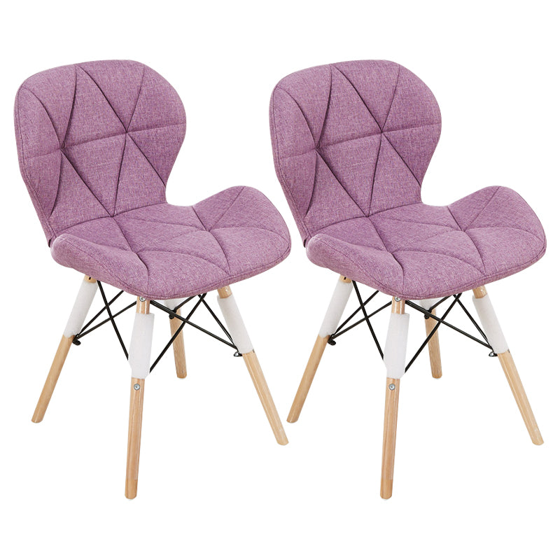 Accueil Chaise d'accélération scandinave en bois rembourré en bois rembourré chaise