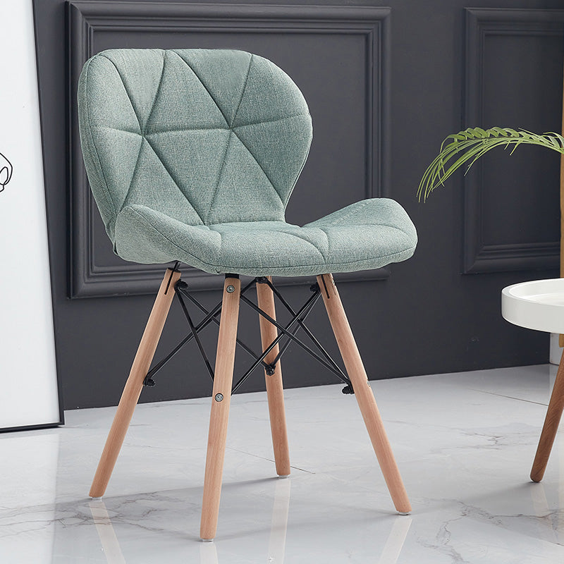 Accueil Chaise d'accélération scandinave en bois rembourré en bois rembourré chaise