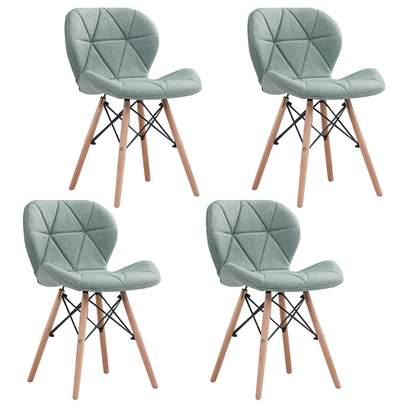 Accueil Chaise d'accélération scandinave en bois rembourré en bois rembourré chaise