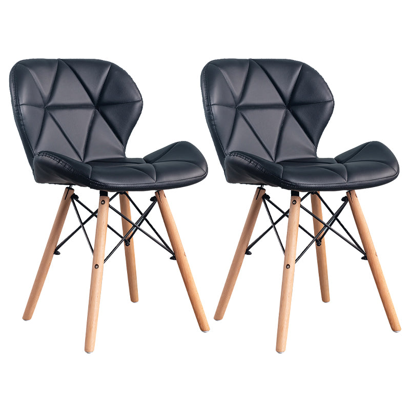 Accueil Chaise d'accélération scandinave en bois rembourré en bois rembourré chaise