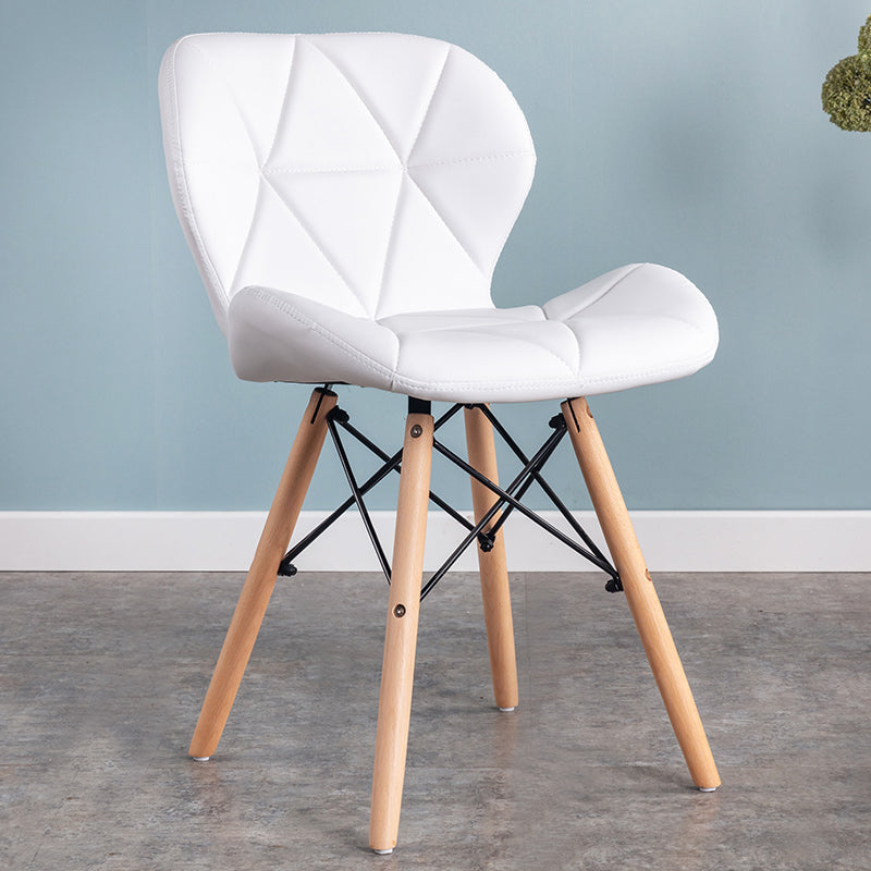 Accueil Chaise d'accélération scandinave en bois rembourré en bois rembourré chaise