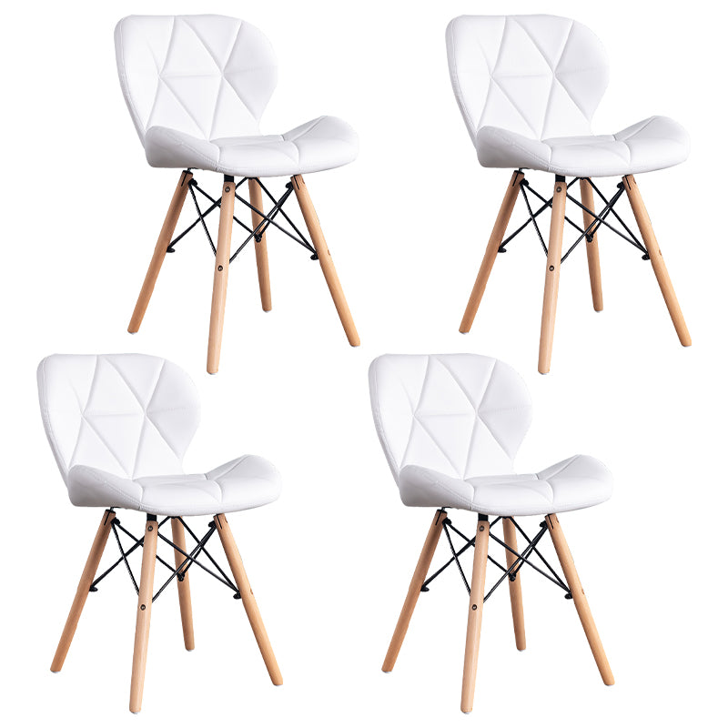 Accueil Chaise d'accélération scandinave en bois rembourré en bois rembourré chaise