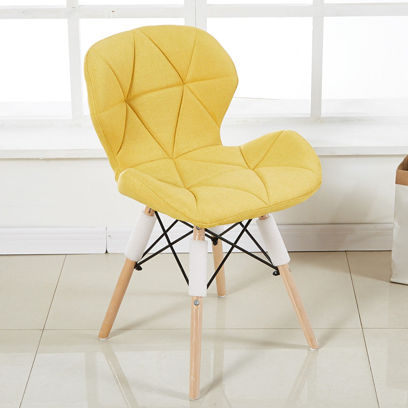 Accueil Chaise d'accélération scandinave en bois rembourré en bois rembourré chaise