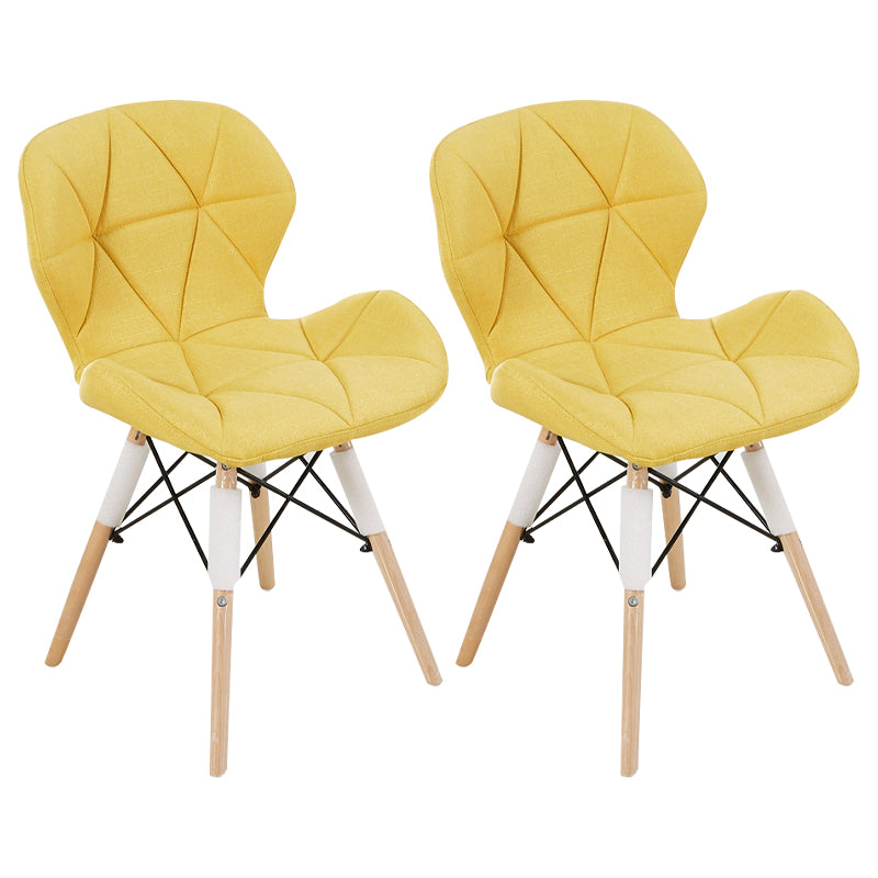 Accueil Chaise d'accélération scandinave en bois rembourré en bois rembourré chaise