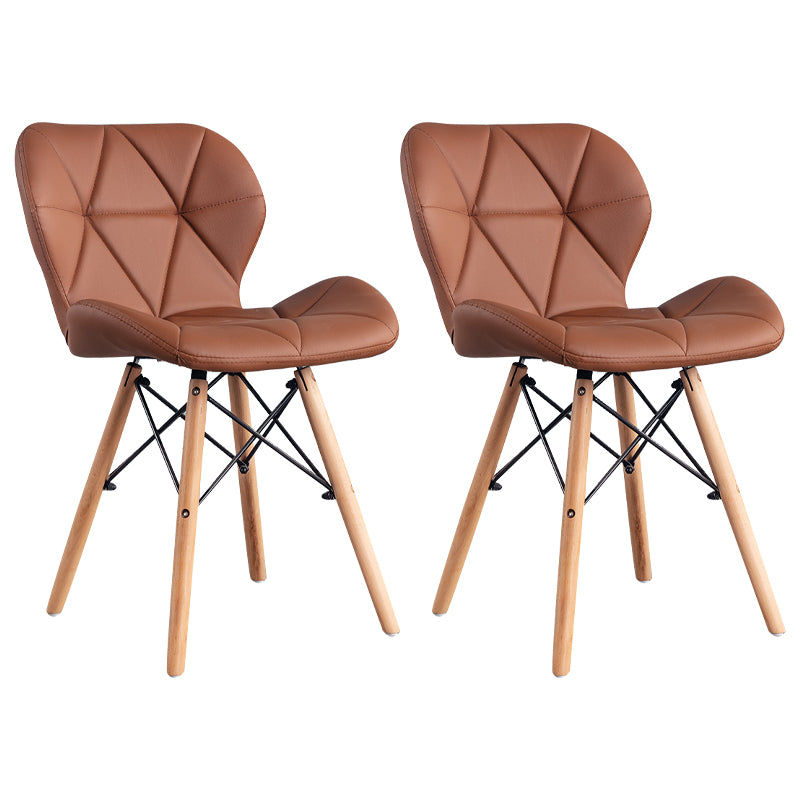 Accueil Chaise d'accélération scandinave en bois rembourré en bois rembourré chaise
